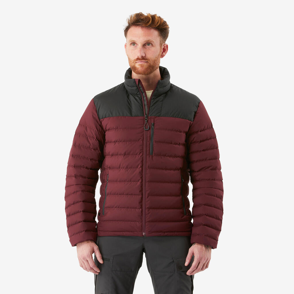 Men’s Hiking Down Jacket -10°C MH500 - Brown