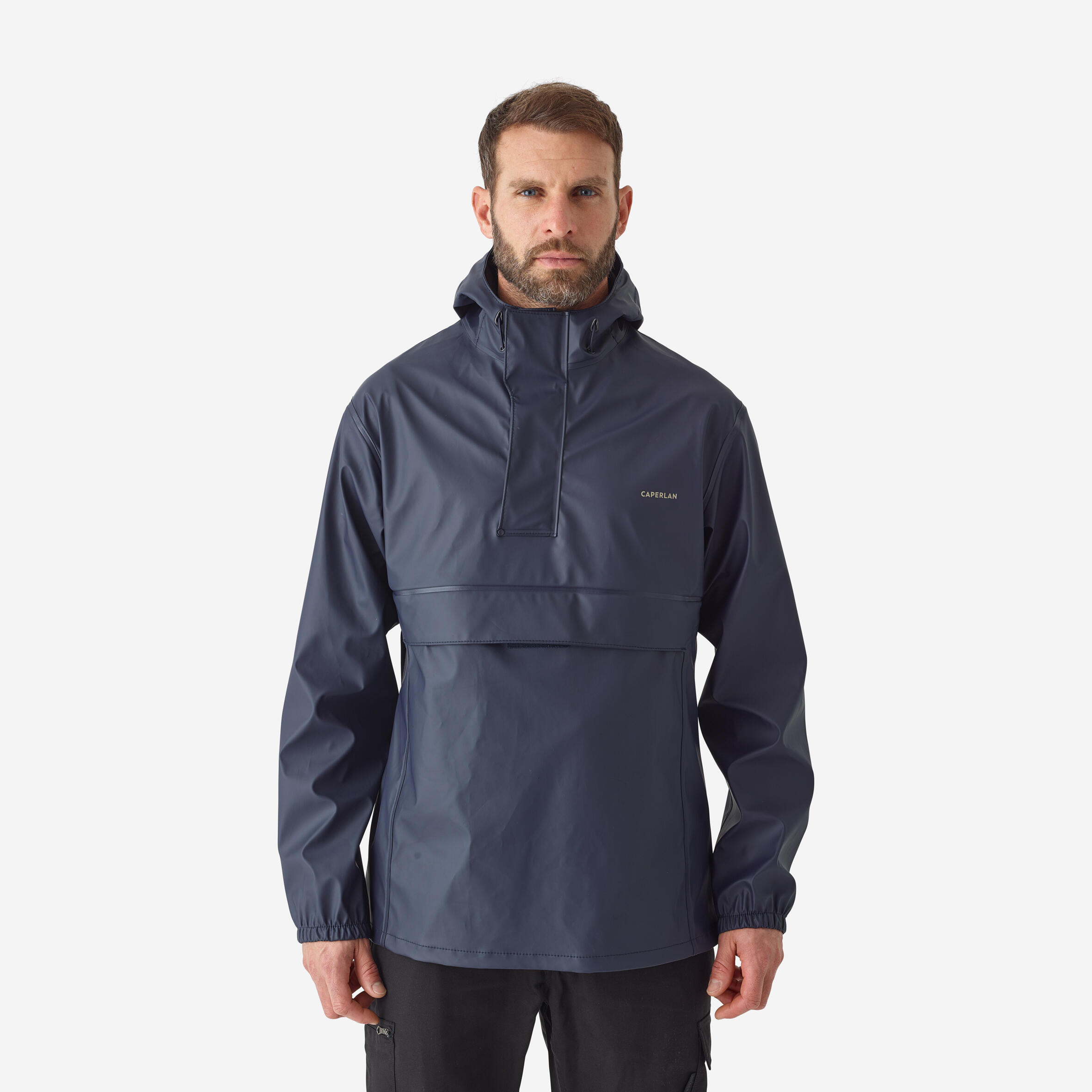 Fishing waterproof poncho/jacket - FP 500 blue CAPERLAN
