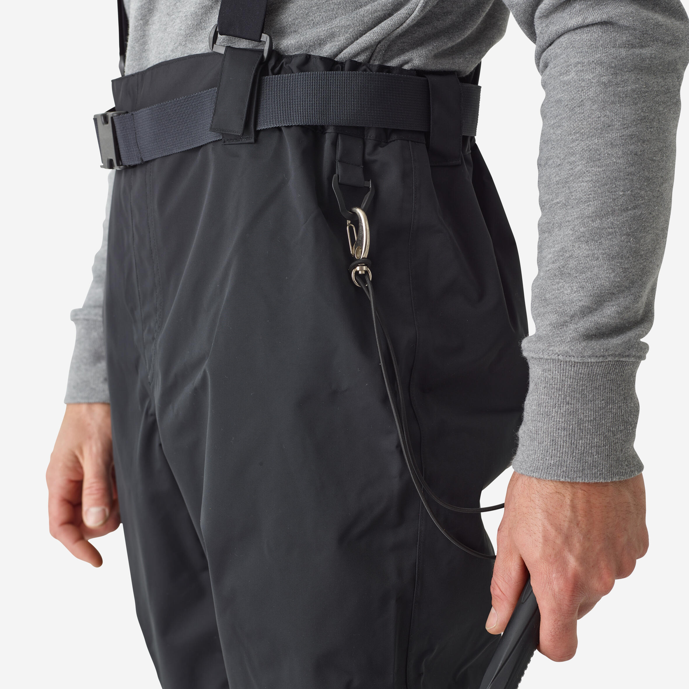 Waterproof, breathable wading trousers with neoprene booties - TW 900 BR-S 6/10