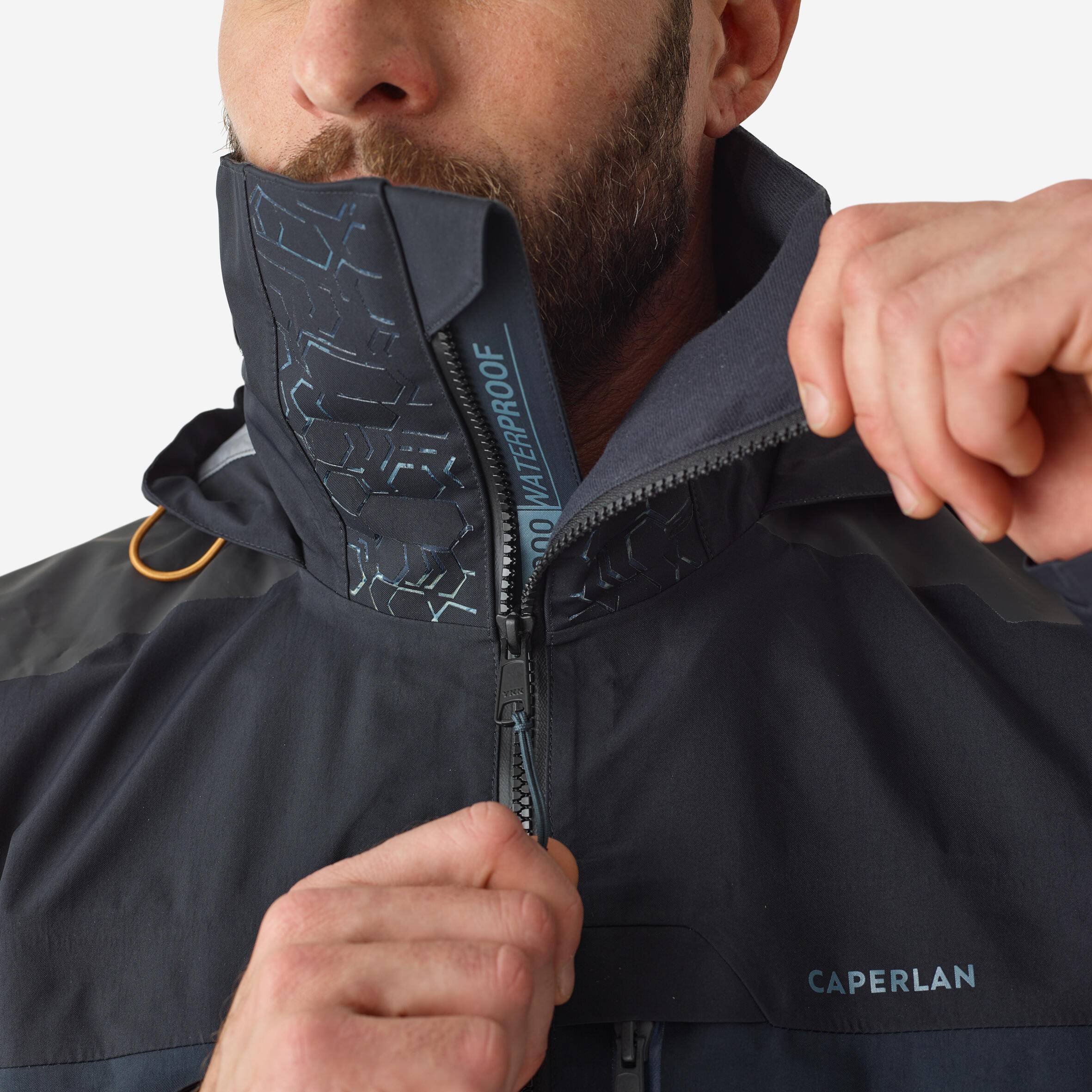 Veste de pêche imperméable - 900 bleu - CAPERLAN