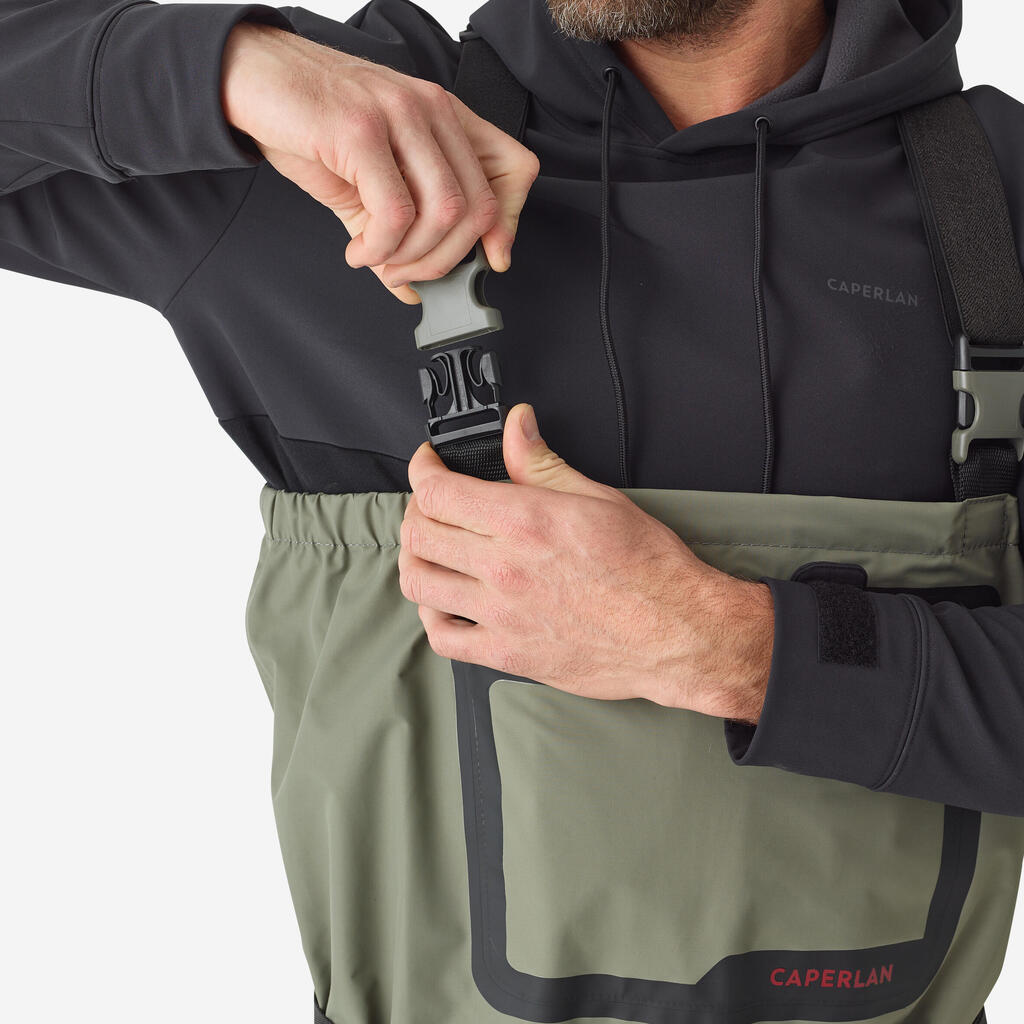 Waders de pesca 500 PVC Transpirables