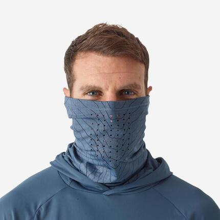 Tour de cou de pêche 500 anti-uv Bleu