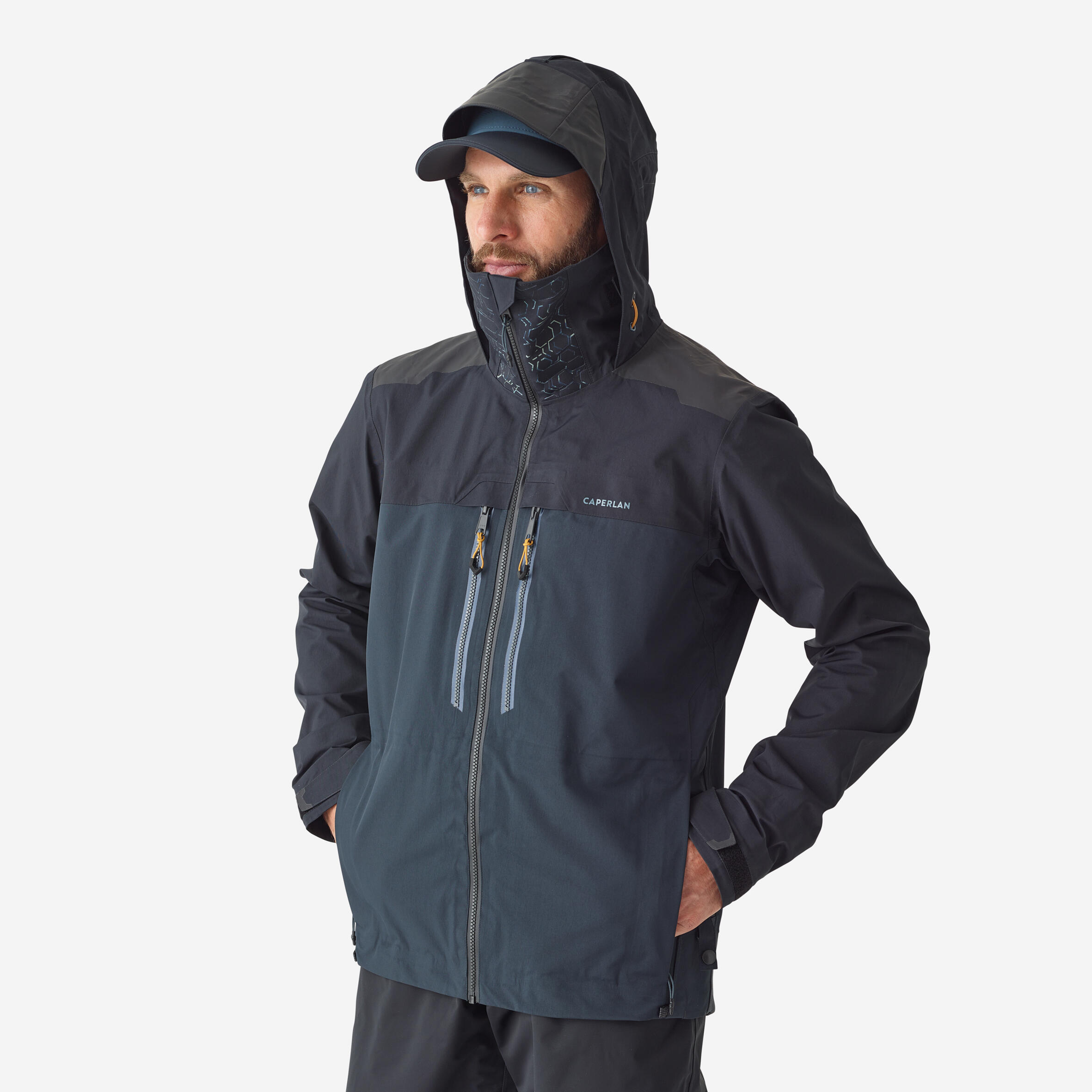 Veste de pêche imperméable - 900 bleu - CAPERLAN