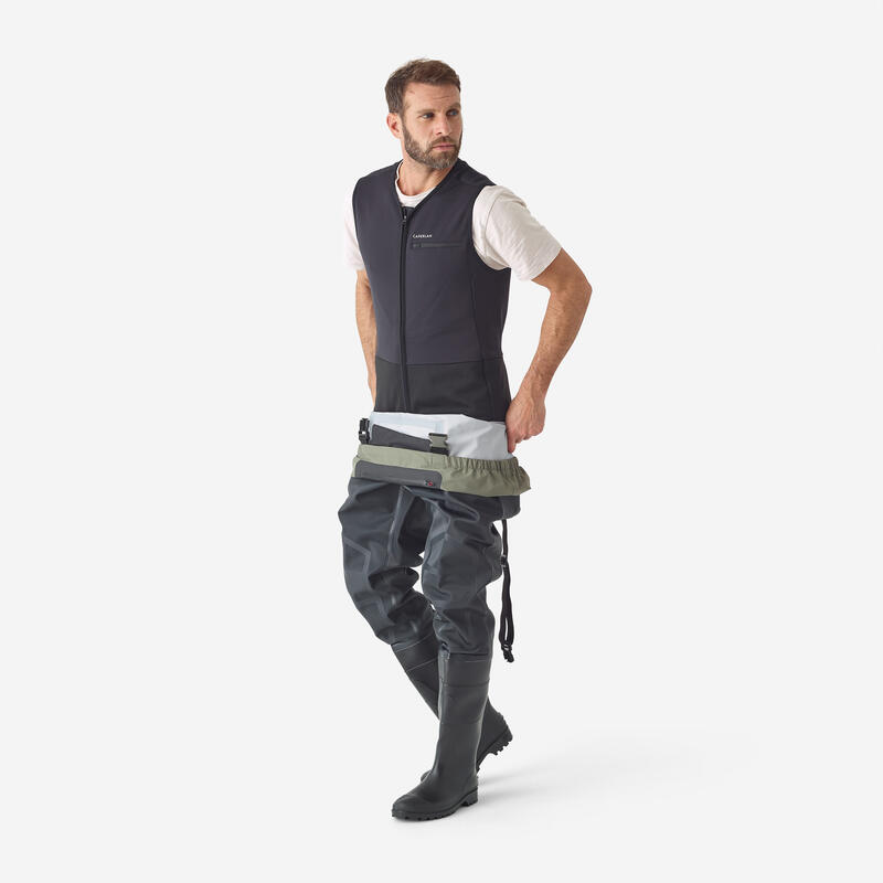 Roupa Interior Térmica para Waders ou Jardineiras Pesca Preto