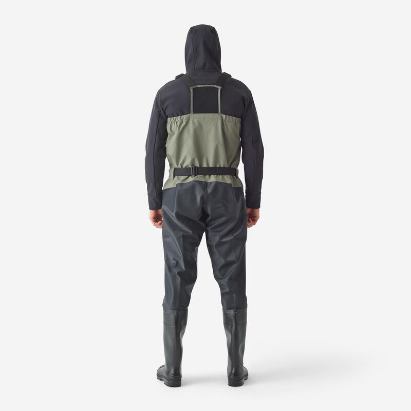 Waders PVC și respiranți de pescuit 500