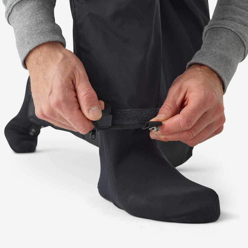 Pantalon impermeabil respirant Pescuit Wading 900 BR-S cu botoși neopren Bărbați