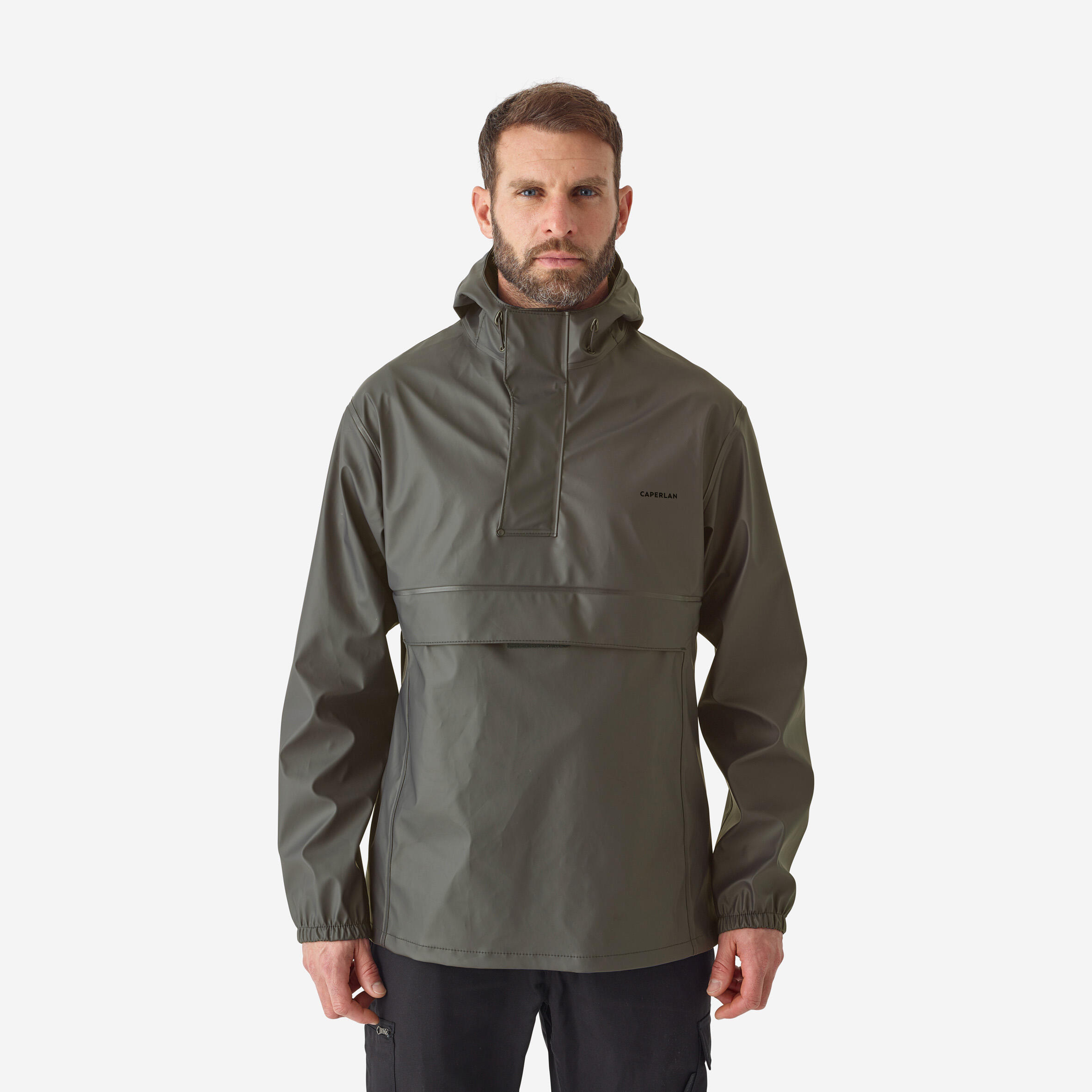 Caperlan - Poncho / Vareuse De Pêche Imperméable - Fp 500 Kaki - Poncho - Peche - - 50 Xl/2xl - Decathlon