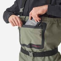 Fishing waders PVC breathable 500