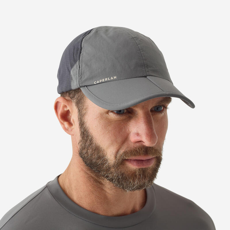 Gorra Pesca FC 500 F Gris Plegable