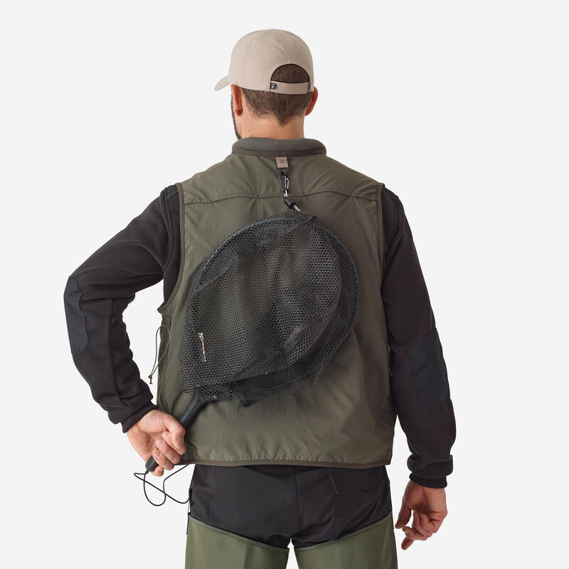 GILET de pêche 500 Kaki