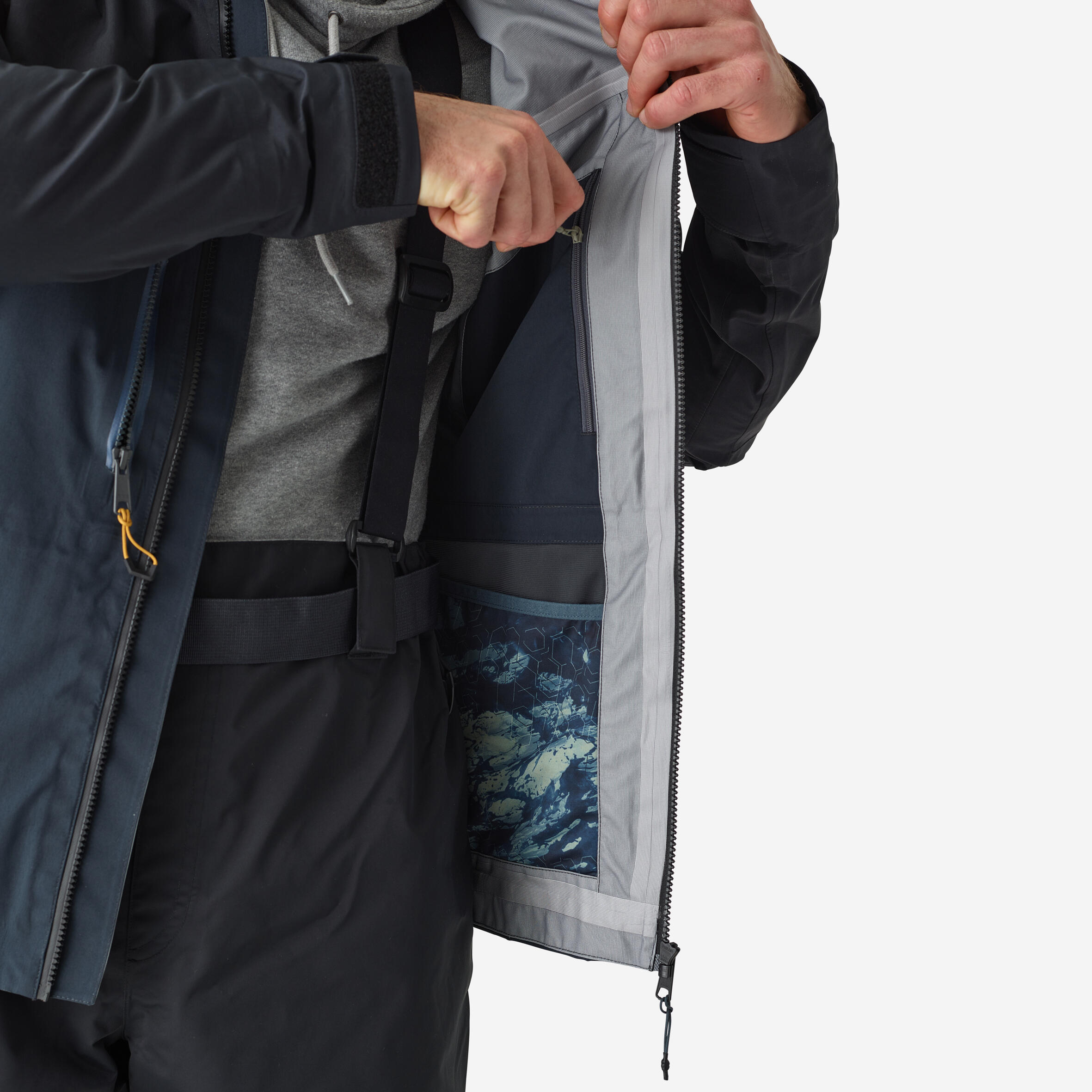 Waterproof Fishing Jacket - 900 blue - CAPERLAN