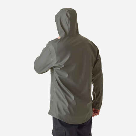 Fishing waterproof poncho / jacket - FP 500 khaki
