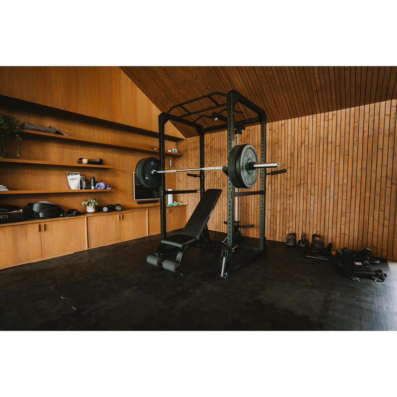 Verstelbare en verstevigde fitnessbank Bench 900
