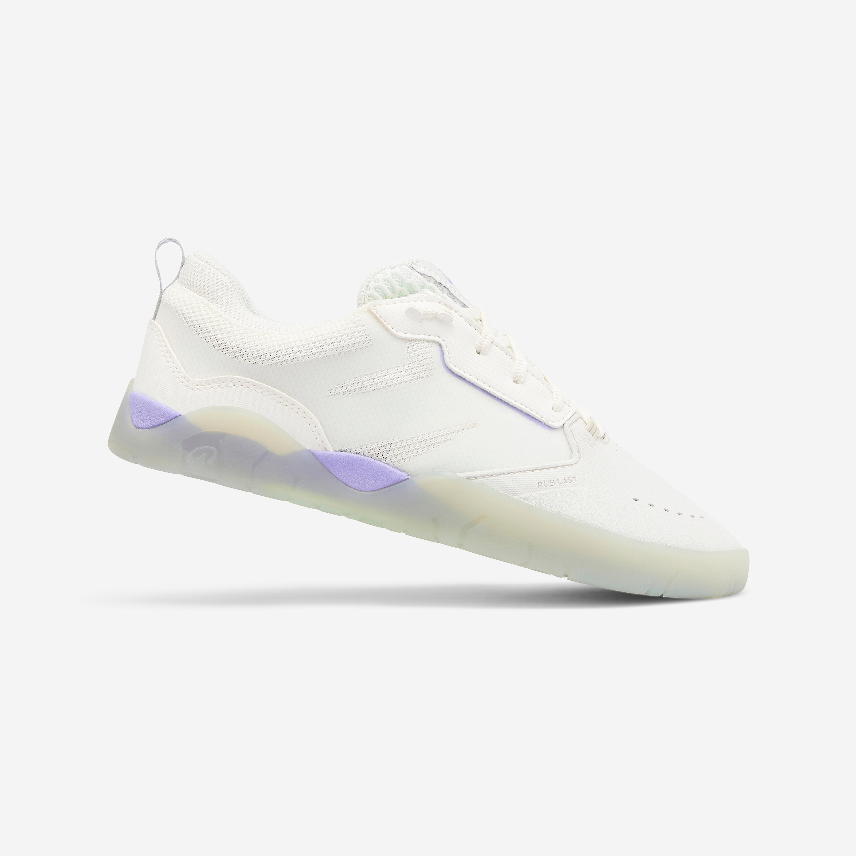 DECATHLON Skateboarding Shoe Crush900 Joseph Garbaccio Pro - White/Purple