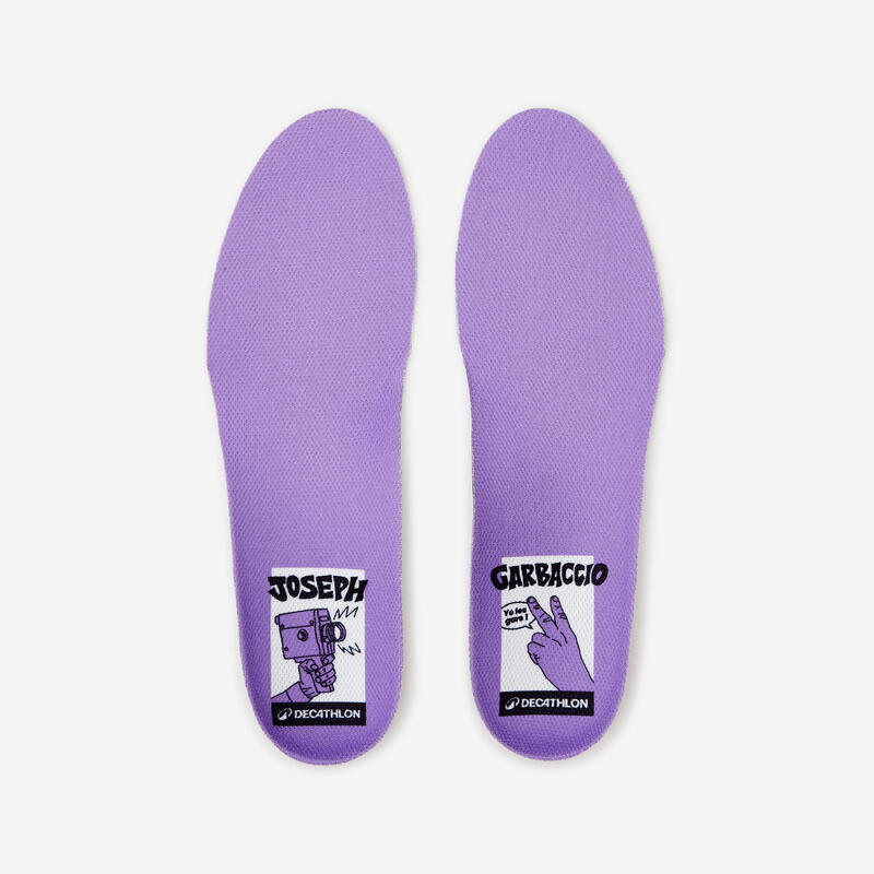 Buty na deskorolkę Crush900 Joseph Garbaccio Pro biało-fioletowe