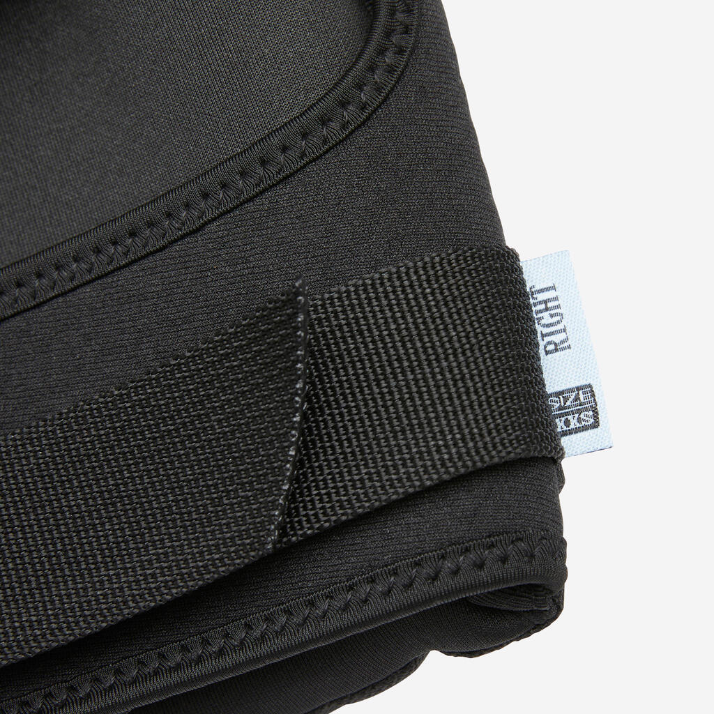 SET OF 3 KIDS' SKATEBOARD PROTECTORS PAD500 - BLACK