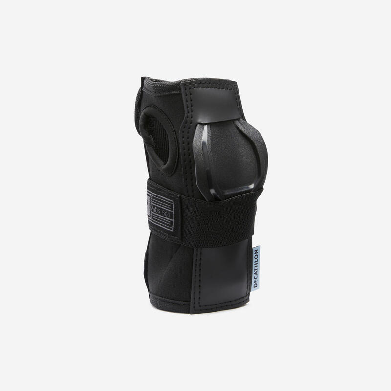 Set van 3 zwarte beschermers voor skateboarden kinderen set PAD500