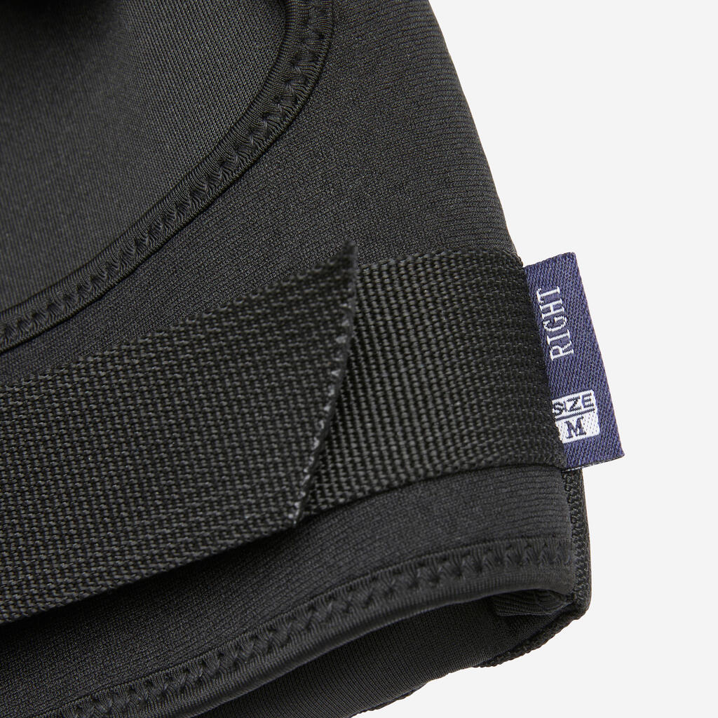 Suaugusiųjų riedlentininkų 3 apsaugų rinkinys „Decathlon Pad500“, juodas