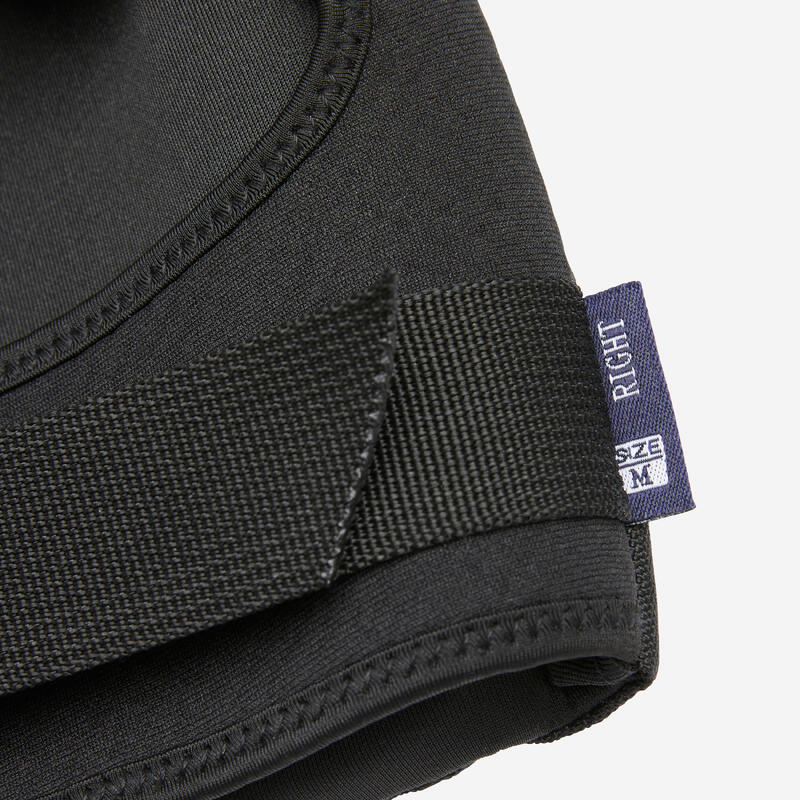 Set 3 protections noires de skateboard pour adultes decathlon pad500