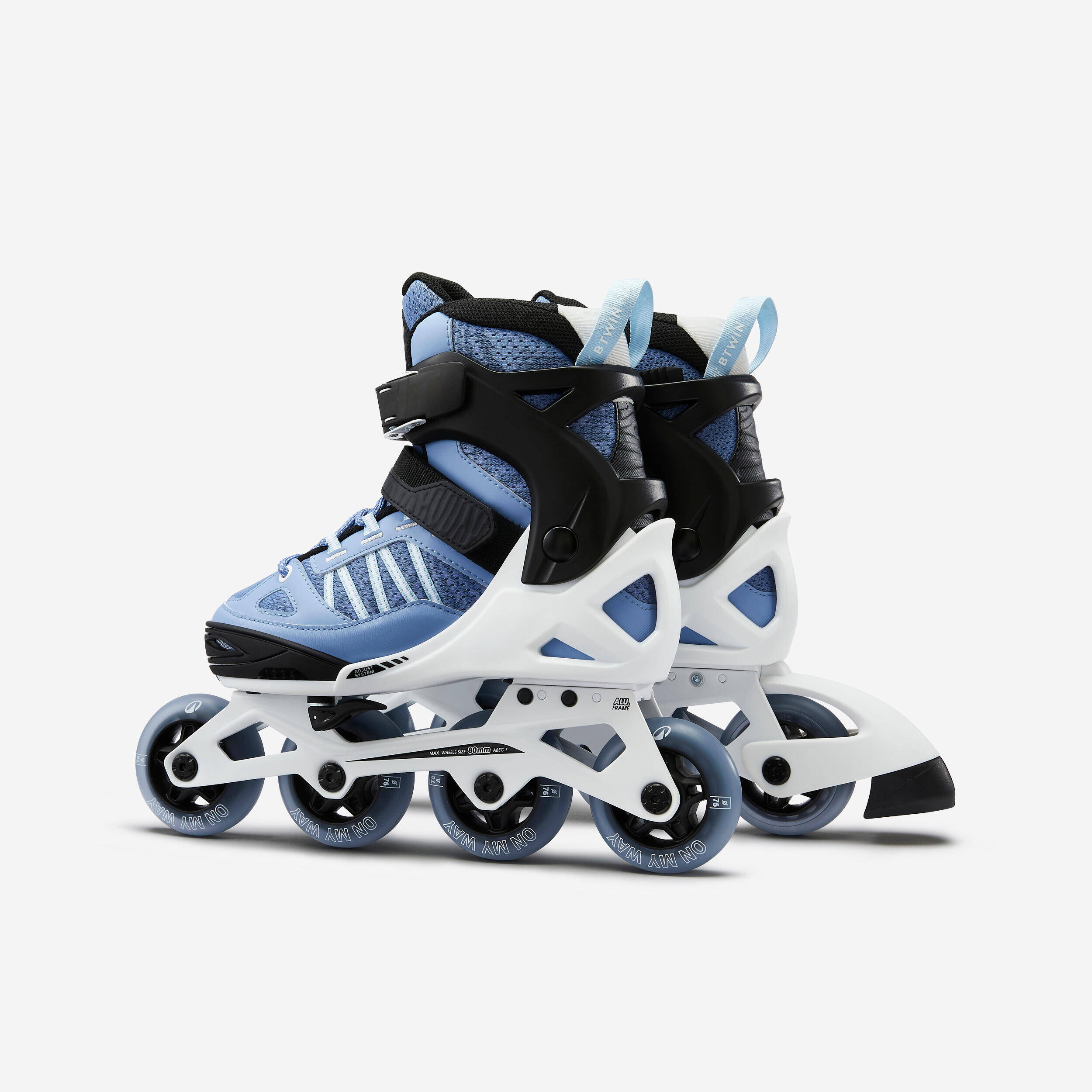 Fit 5 Jr Kids' Inline Fitness Skates - Blue / White -  5