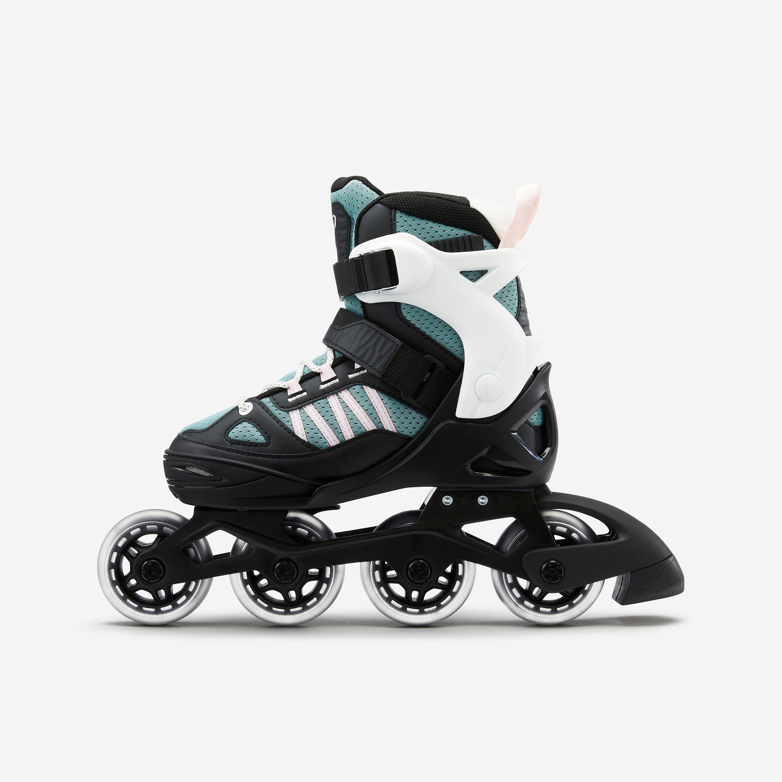 Inline Skates Inliner Kinder - Fit 5 rosa/khaki 21/42