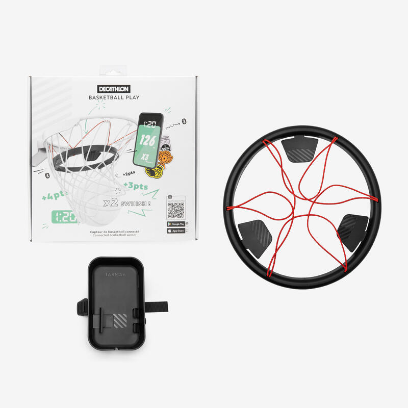 Connected basketbal ring met sensor voor Decathlon Basketball Play