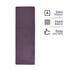 Yoga Mat, 5 mm thick, 185 x 61 cm, with Strap, Foam - Purple, For Soft Yoga