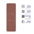 Yoga Mat, 5 mm thick, 185 x 61 cm, Lightweight, TPE - Terracotta, Dynamic