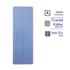 Yoga Mat, 4 mm thick, 185 x 65 cm, Polyurethane - Light Blue, Dynamic
