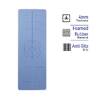 Yoga Mat, 4 mm thick, 185 x 65 cm, Polyurethane - Light Blue, Dynamic
