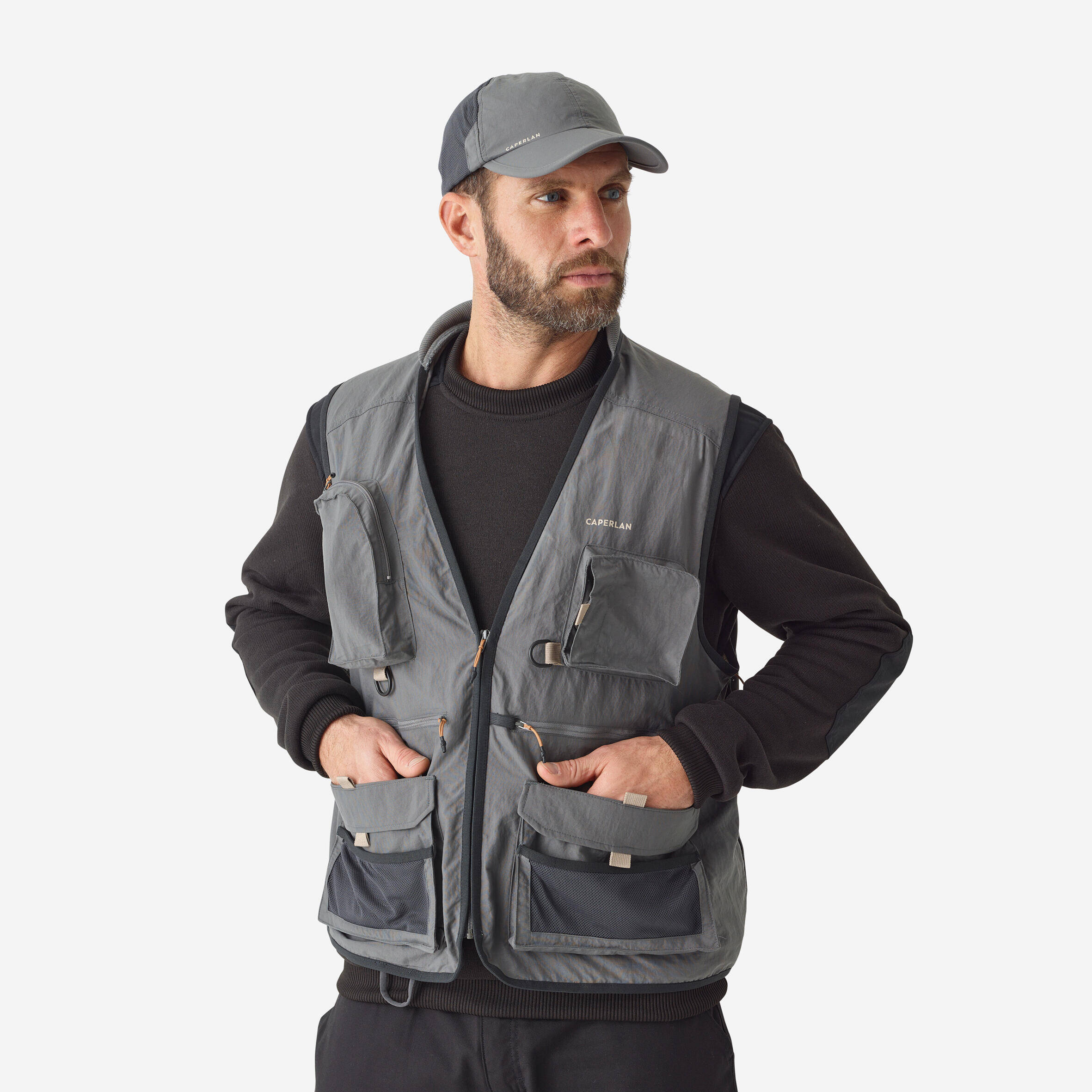 Fishing gilet - FV 500 Grey -  2