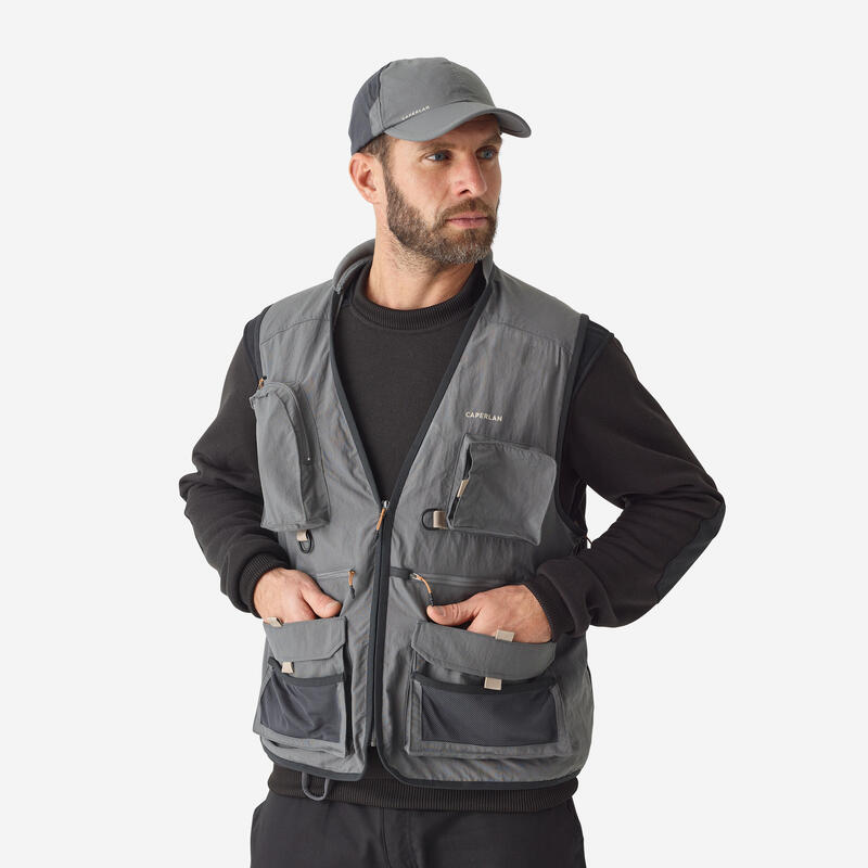 Gilet de pêche - FV 500 gris