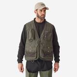 Fishing Sleeveless Jacket Waistcoat 500 - Khaki