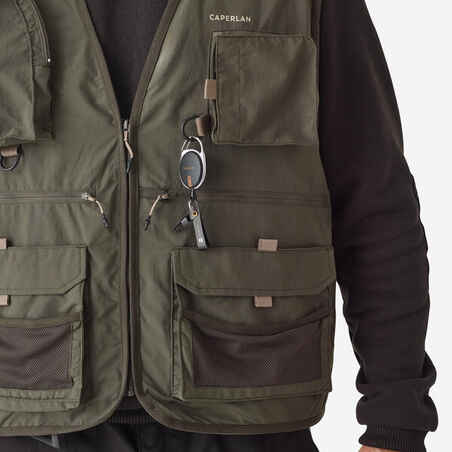 Fishing GILET 500 - Khaki