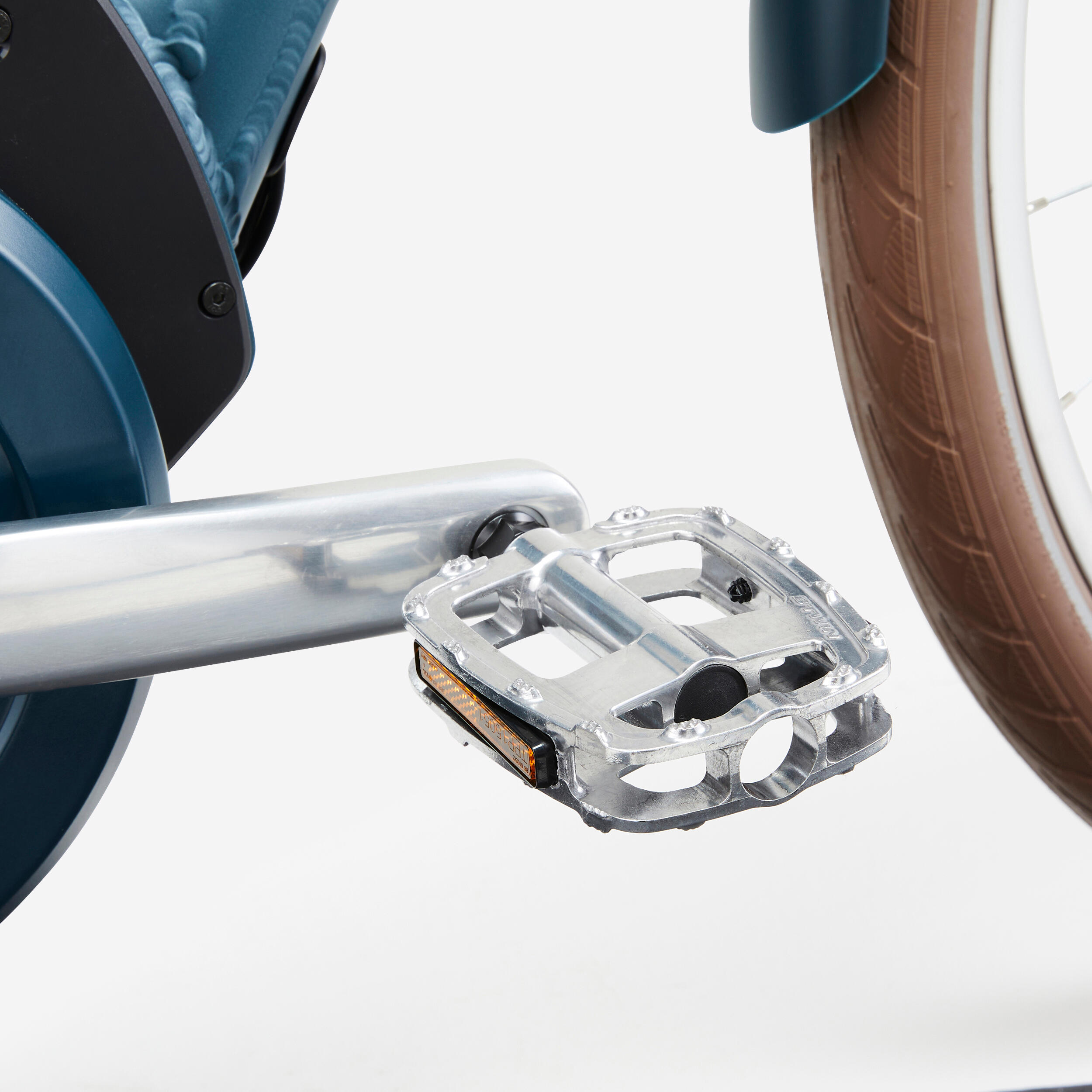 Elektrische stadsfiets Elops 920 E Connect laag frame blauw 7/9