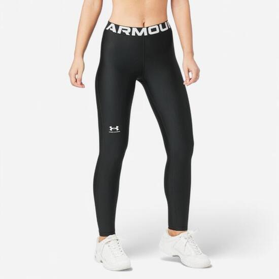 Leggings Under Armour donna palestra traspiranti neri
