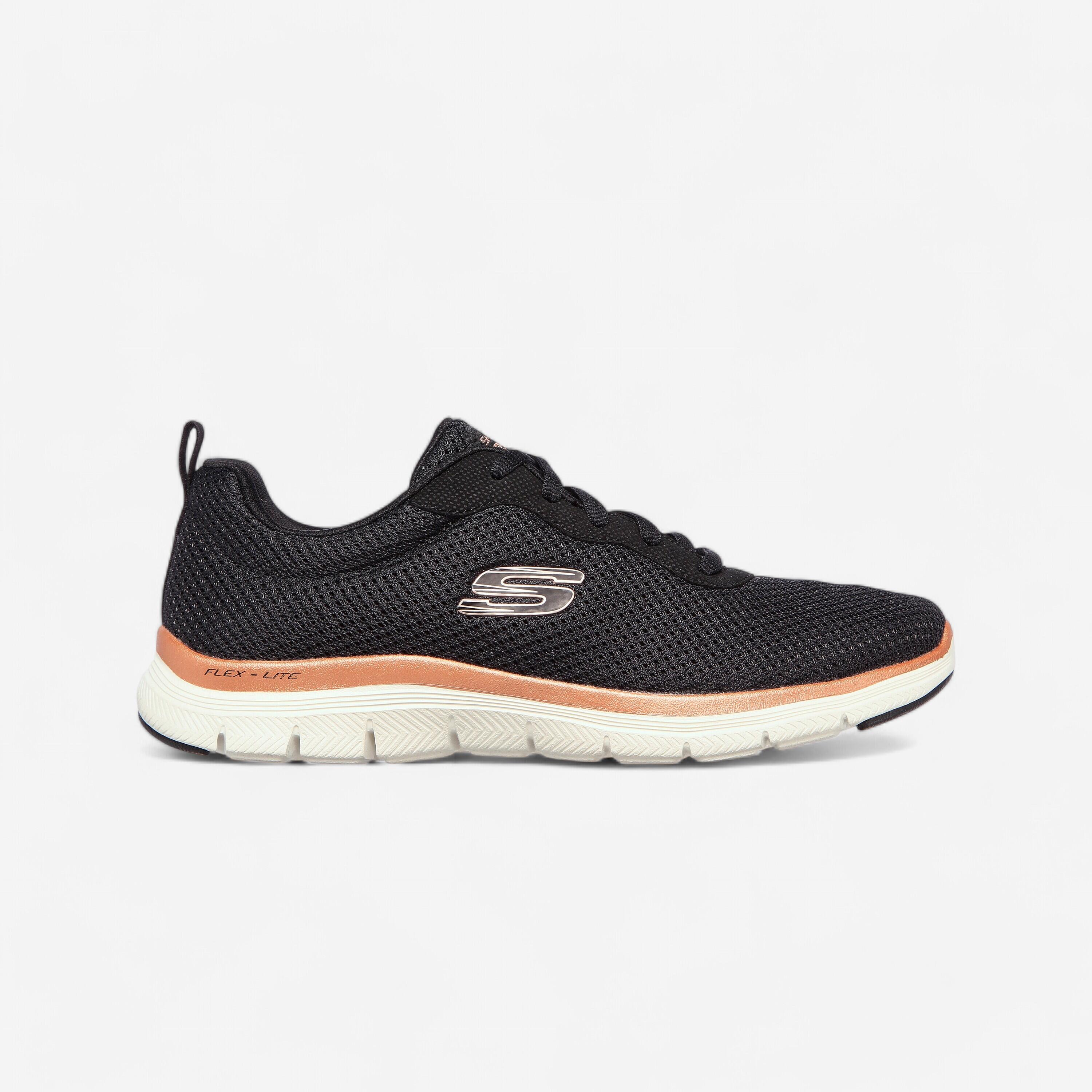 Skechers - Basket De Marche Sportive Femme Skechers Flex Appeal 4.0 Noir - Chaussures De Sport - Marche - - 41 - Decathlon