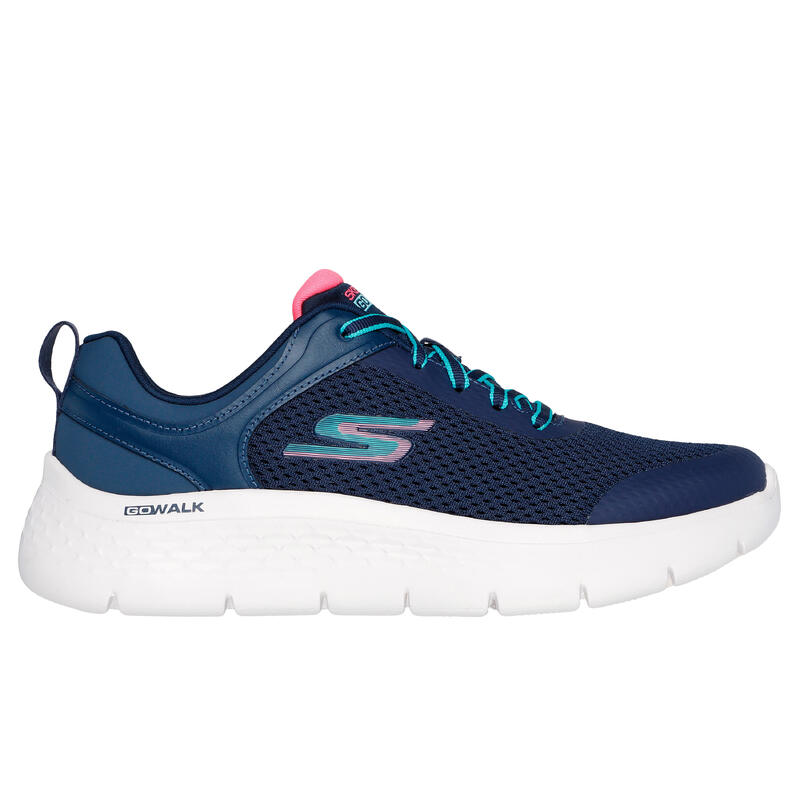 BASKET DE MARCHE SPORTIVE FEMME SKECHERS GO WALK FLEX CALEY NAVY