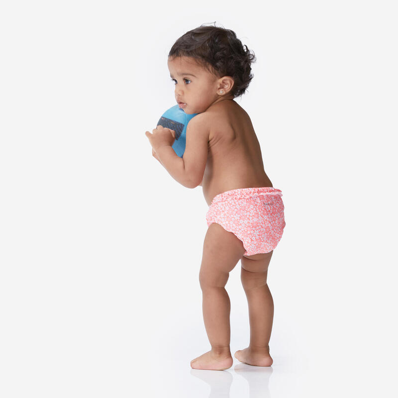 Yıkanabilir Bebek Bezi/Bikini Altı - Pembe - Çiçek Desenli