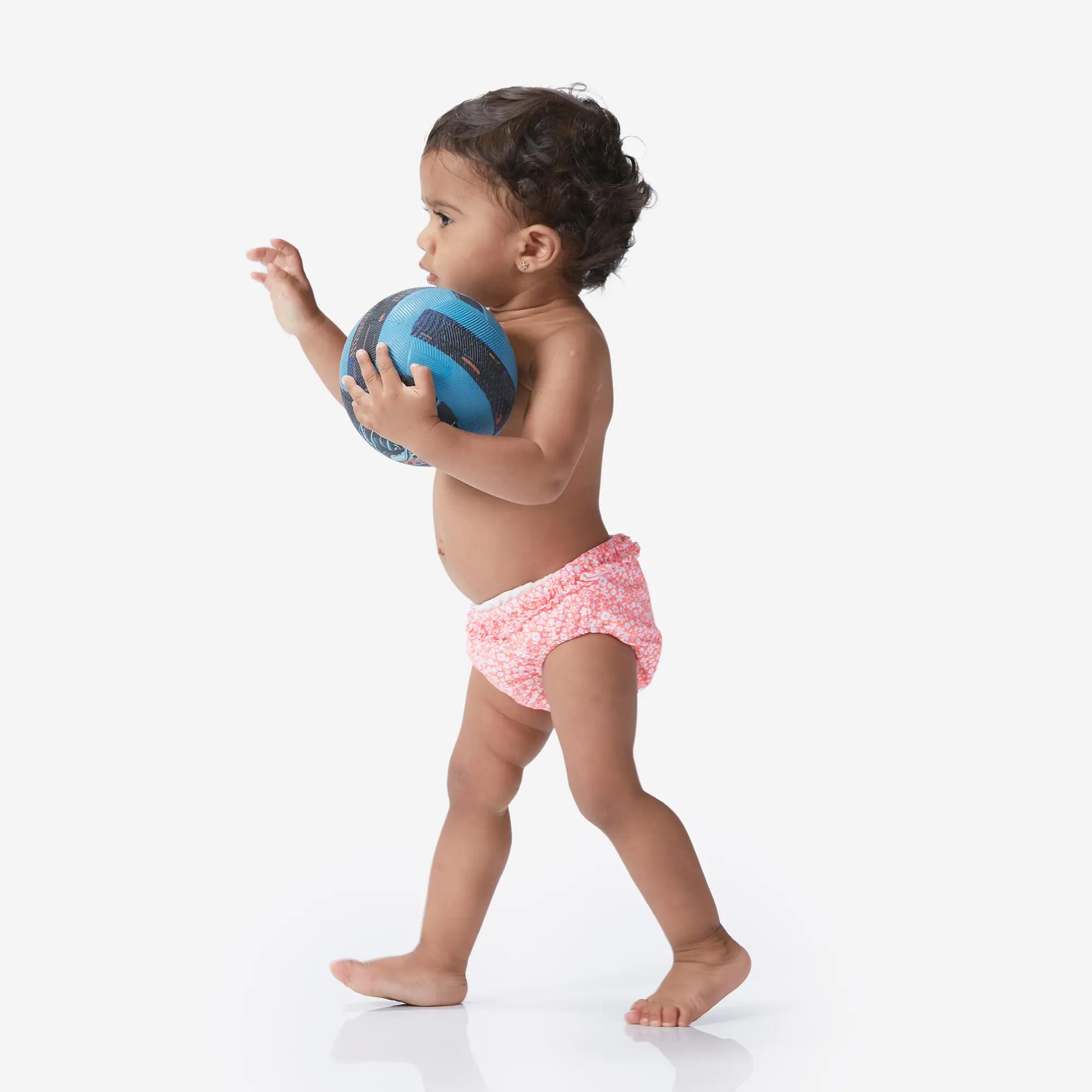 Yıkanabilir Bebek Bezi/Bikini Altı - Pembe - Çiçek Desenli 2/6