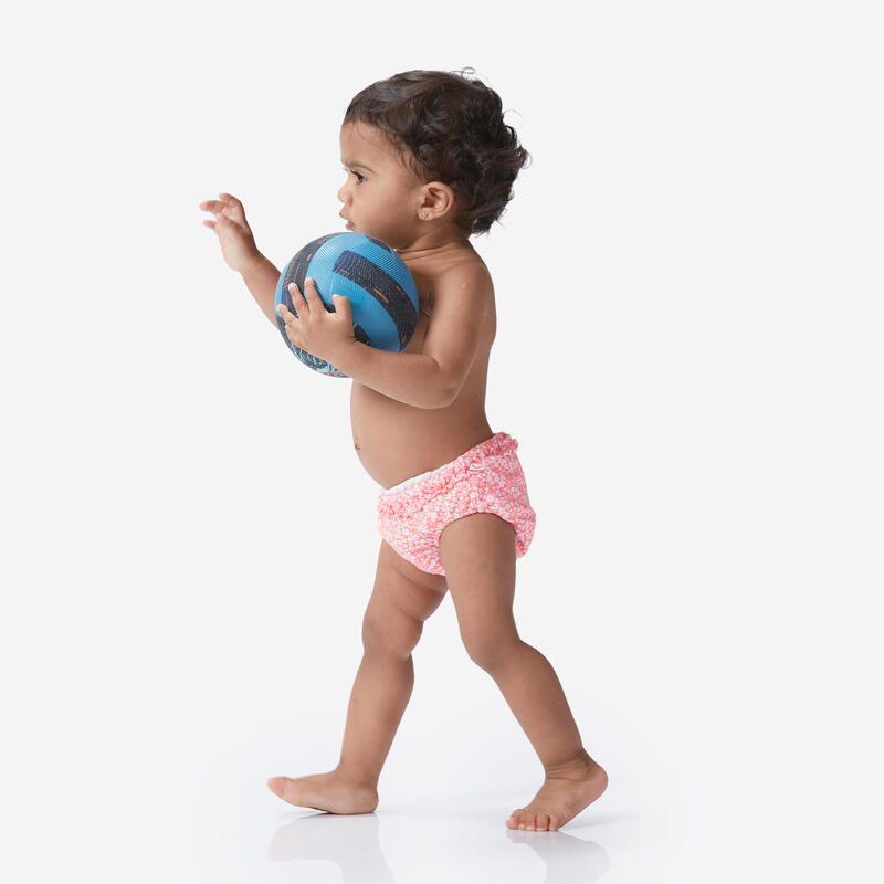 Yıkanabilir Bebek Bezi/Bikini Altı - Pembe - Çiçek Desenli