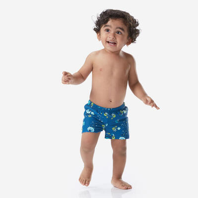 Costume boxer contenitivo lavabile baby bambino azzurro
