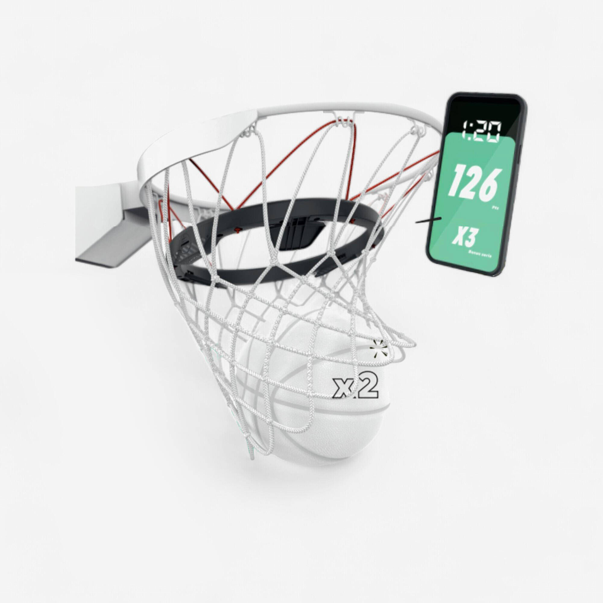 Smart Basketball Hoop with Mini-Games Basketball Play