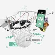 Intelligenter Wurfzähler - Detektor-Ring DECATHLON Basketball Play