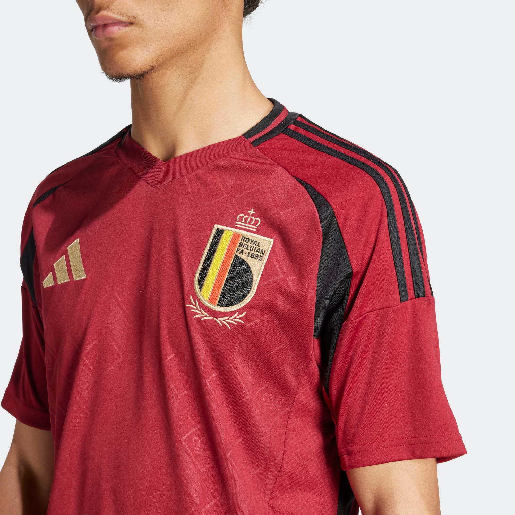 Damen/Herren Fußball Trikot - ADIDAS Belgien EURO 2024 Heimtrikot 4/9