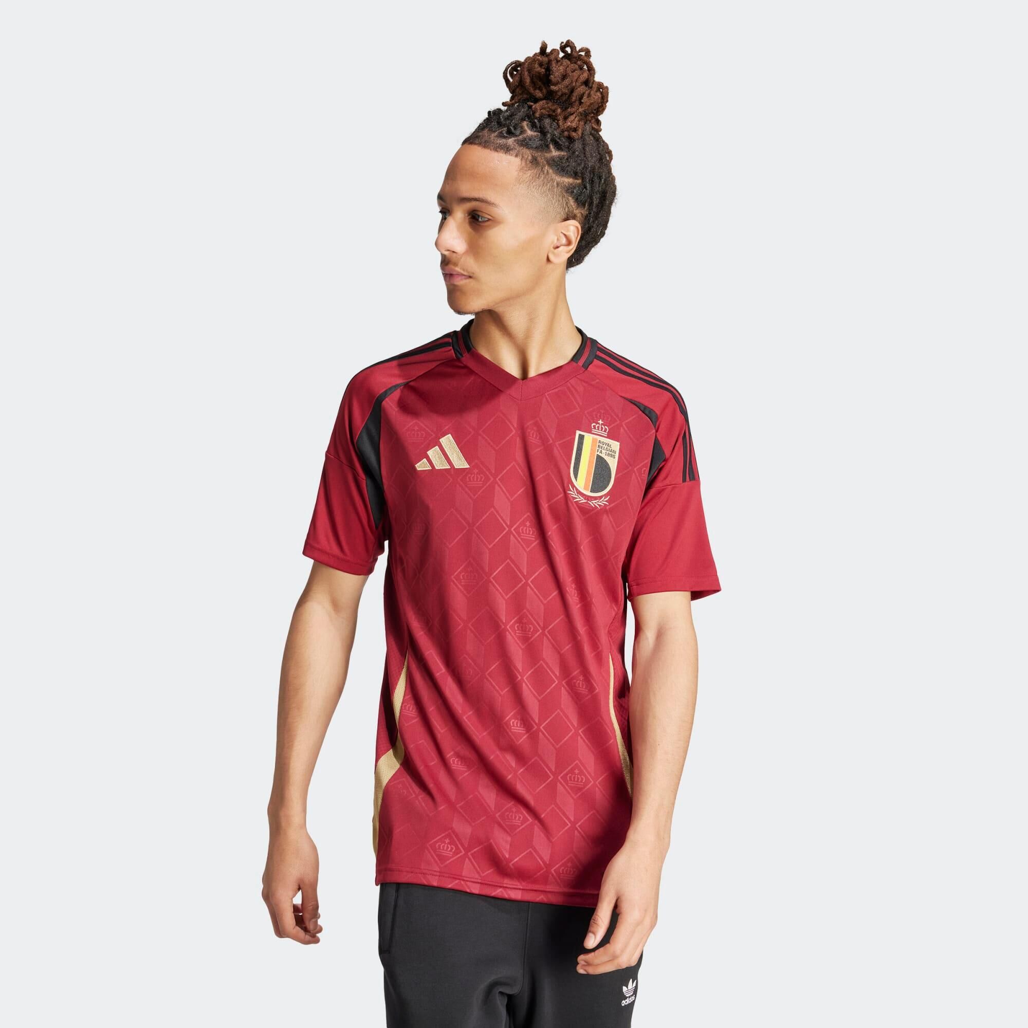 ADIDAS Adult Belgium Home Shirt Euro 2024