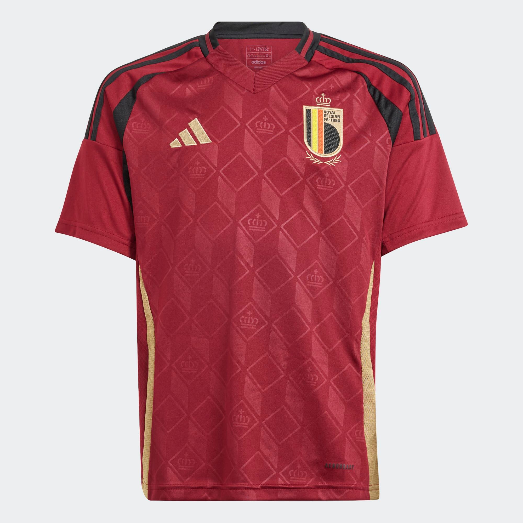 ADIDAS Kids' Belgium Home Shirt Euro 2024