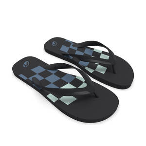 Men’s flip-flops - 120 Wavy black