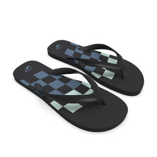 Men’s flip-flops - 120 Wavy black