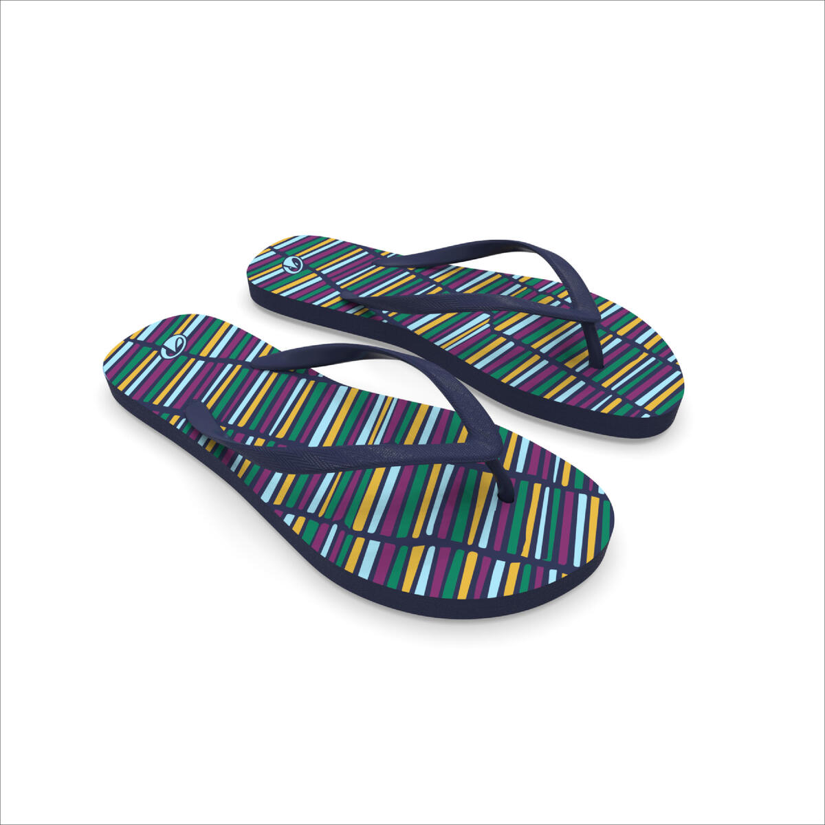 Tongs Femme - 120 Etni bleu marine